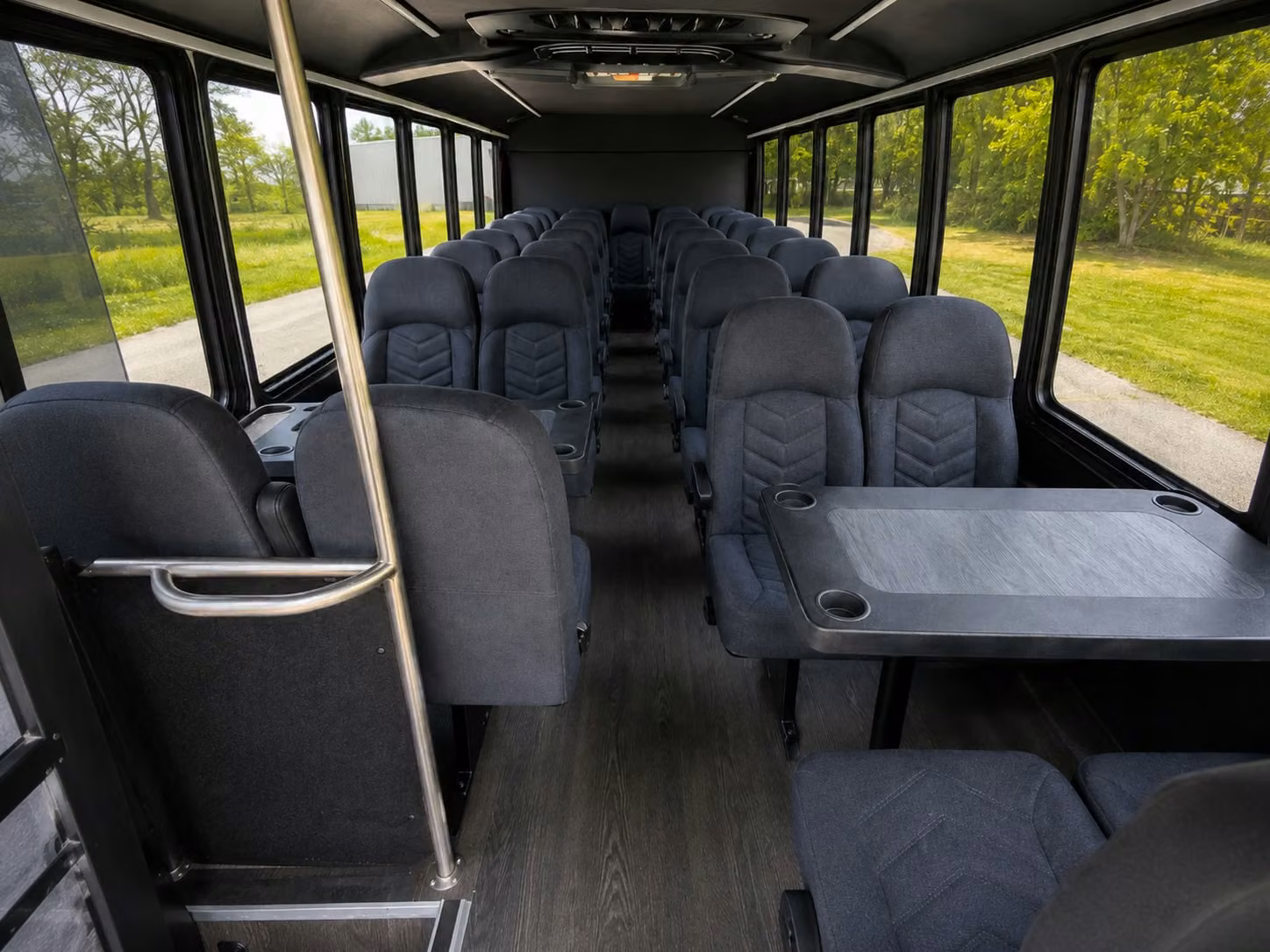 15 passenger minibus interior