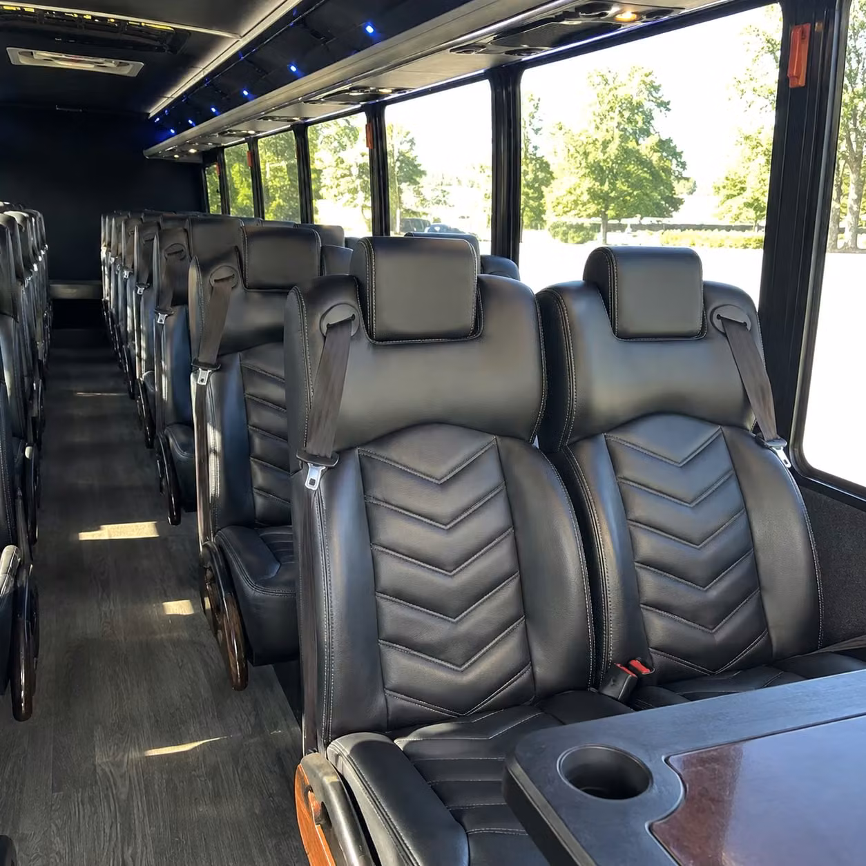 30 passenger minibus interior
