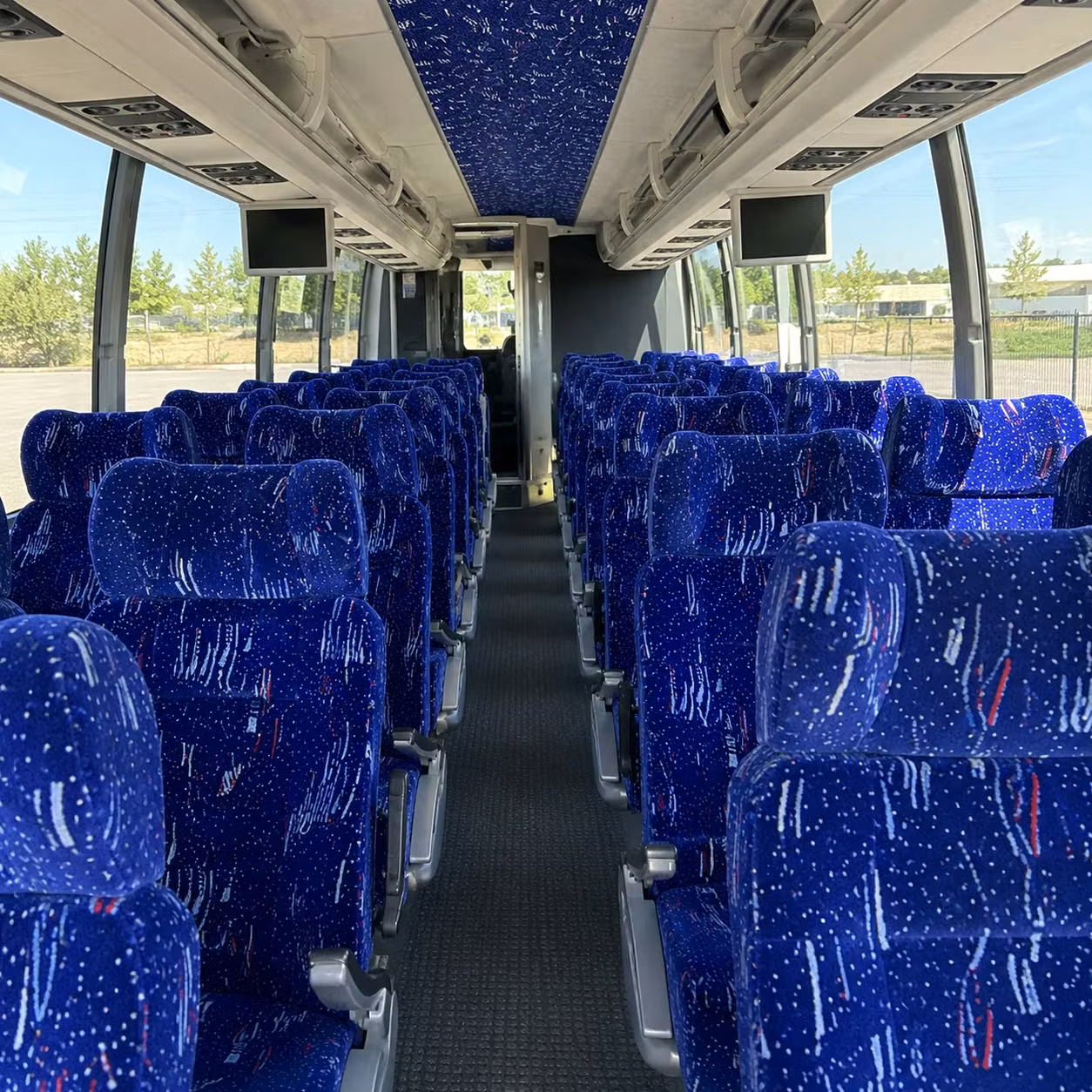 north richland hills charter bus rental interior