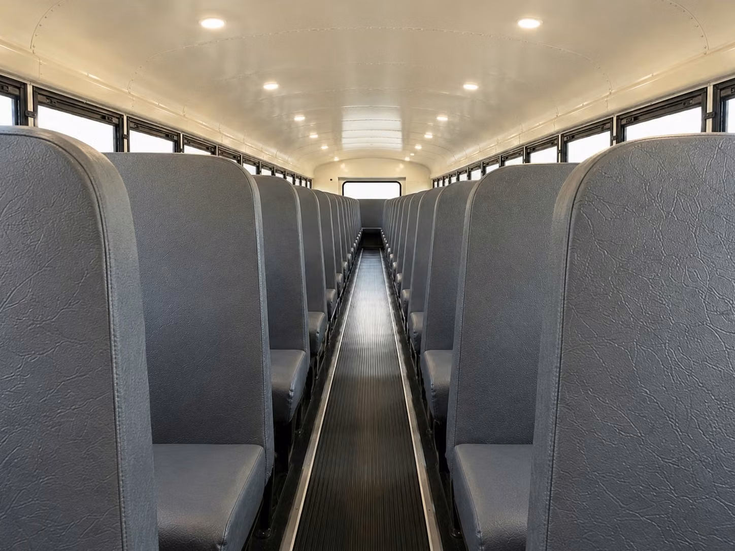 school bus interior