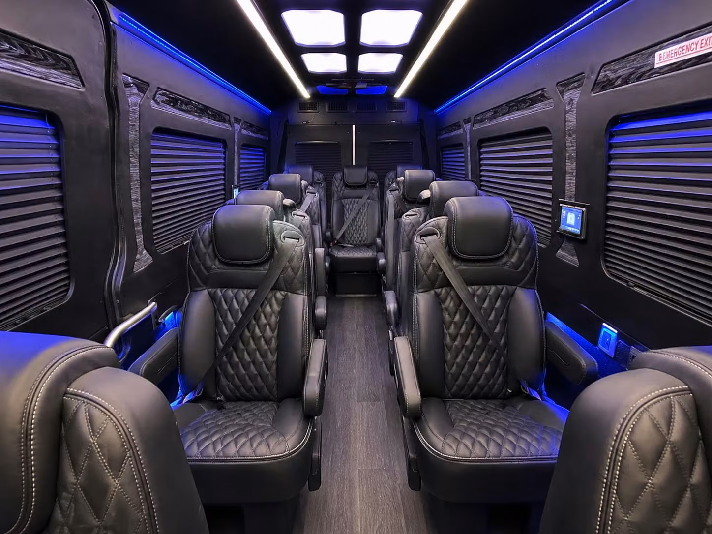 sprinter van with driver interior